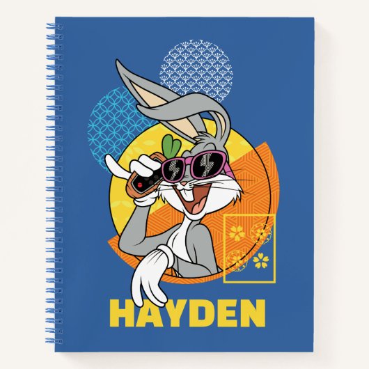 バグBUNNY™シンガポール休暇グラフィック ノートブック (正面)