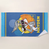 バグBUNNY™シンガポール休暇グラフィック ビーチタオル (正面)