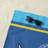 バグBUNNY™シンガポール休暇グラフィック ビーチタオル (インサイチュ)