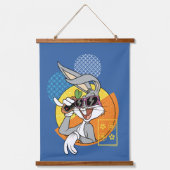 バグBUNNY™シンガポール休暇グラフィック 吊り下げ型タペストリー (正面)