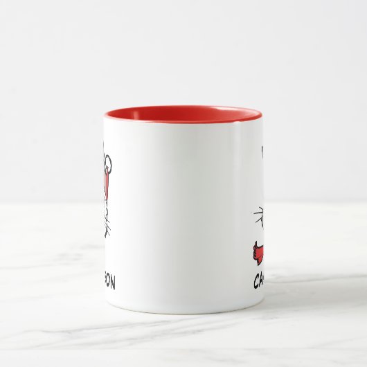 バグBUNNY™ "スリーWhaat?" マグカップ (中央)