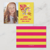 バグBUNNY™ナッツ |バレンタインデー ノートカード (正面/裏面)