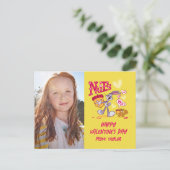 バグBUNNY™ナッツ |バレンタインデー ポストカード (スタンド正面)