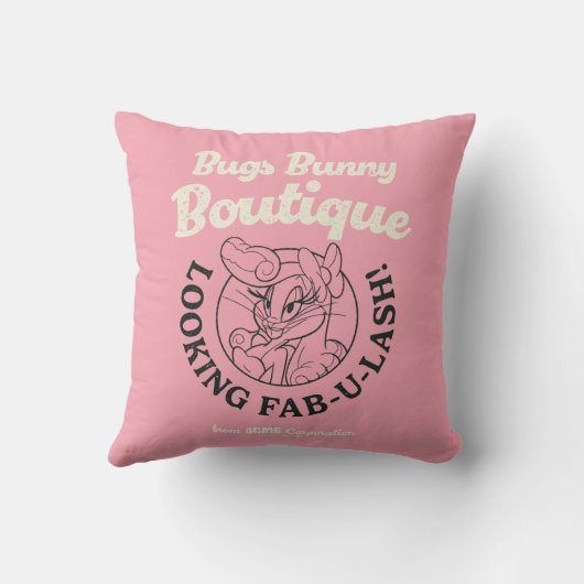 バグBUNNY™ブティック – Fab-U-Lashを探して! クッション (裏面)