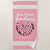 バグBUNNY™ブティック – Fab-U-Lashを探して! ビーチタオル (正面)