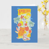 バグBUNNY™プライド- Livin' My 最高の Life カード (黄色い花)