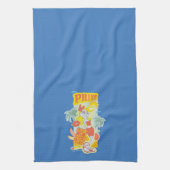 バグBUNNY™プライド- Livin' My 最高の Life キッチンタオル (縦)