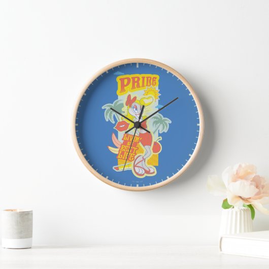 バグBUNNY™プライド- Livin' My 最高の Life 壁時計 (ホーム)