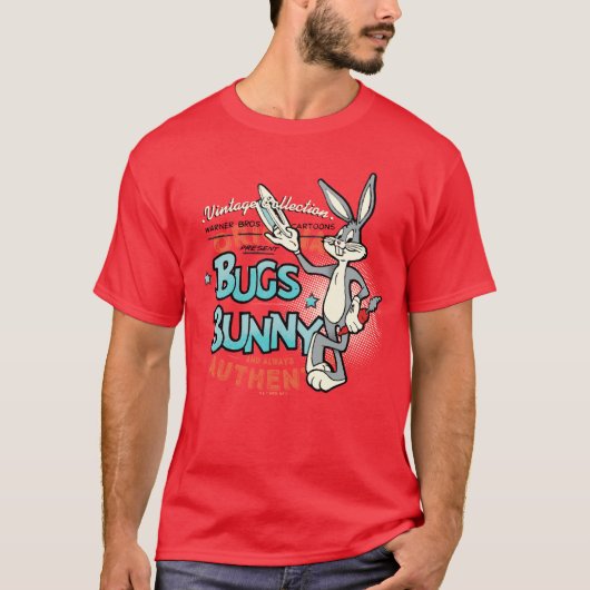 バグBUNNY™ヴィンテージ収集キャラクター図 Tシャツ (正面)