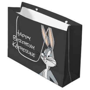 バグBUNNY™  実際のお尻 ラージペーパーバッグ