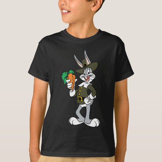 バグBUNNY™巡礼者の感謝祭 Tシャツ (正面)