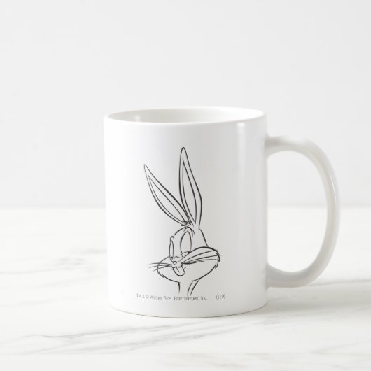 バグBUNNY™式のスケッチ コーヒーマグカップ (右)