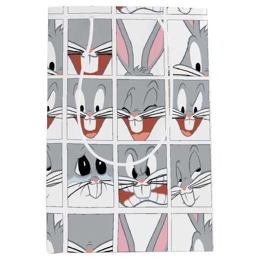 バグBUNNY™式ブロック ミディアムペーパーバッグ (正面)