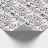 バグBUNNY™式ブロック ラッピングペーパー (角)