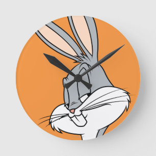 バグBUNNY™横目 ラウンド壁時計