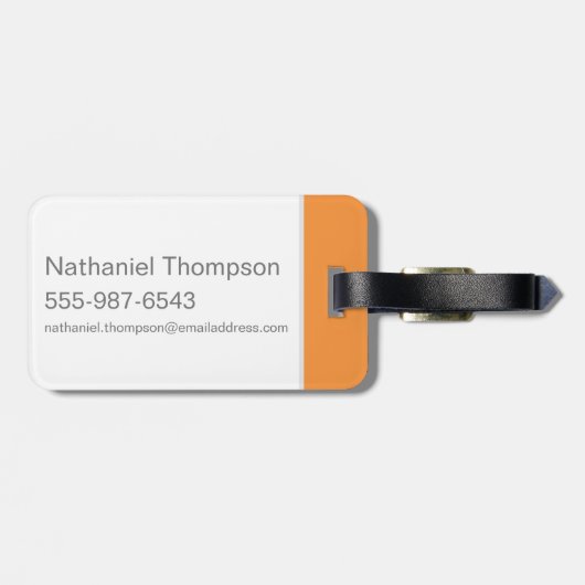 バグBUNNY™横目 ラゲッジタグ (裏面横)