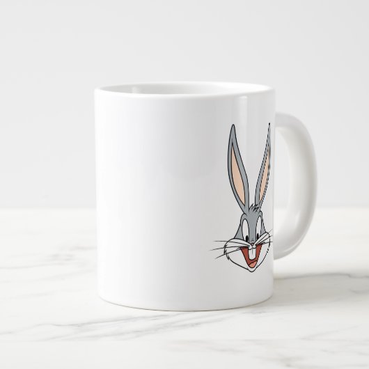 バグBUNNY™笑顔顔 ジャンボコーヒーマグカップ (正面右)