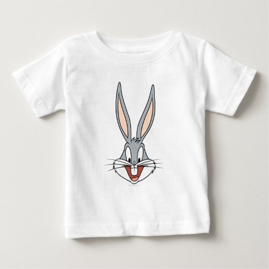 バグBUNNY™笑顔顔 ベビーTシャツ (正面)