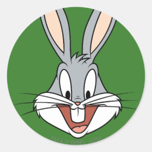 バグBUNNY™笑顔顔 ラウンドシール
