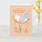 バグBUNNY™自然に戻る カード (黄色い花)