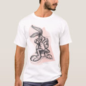 バグBUNNY™薄いピンク Tシャツ (正面)