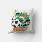 バグBUNNY™蹴るサッカーゴール クッション (裏面)