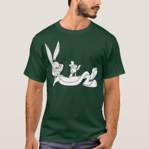 バグBUNNY™食べのニンジンのスケッチ Tシャツ