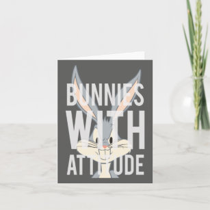 バグBUNNY™ Bunnies With Attitude ノートカード