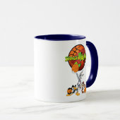 バグBUNNY™、DAFFY DUCK™、およびTAZ™宇宙JAM™ロゴ マグカップ (正面右)