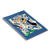 バグBUNNY™ & DAFFY DUCK™狩りシーズン準備完了 ノートブック (右側)