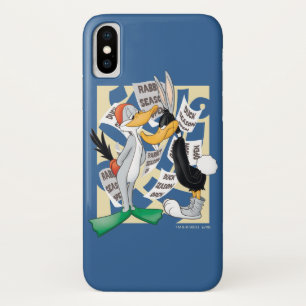 バグBUNNY™ & DAFFY DUCK™狩りシーズン準備完了 iPhone X ケース