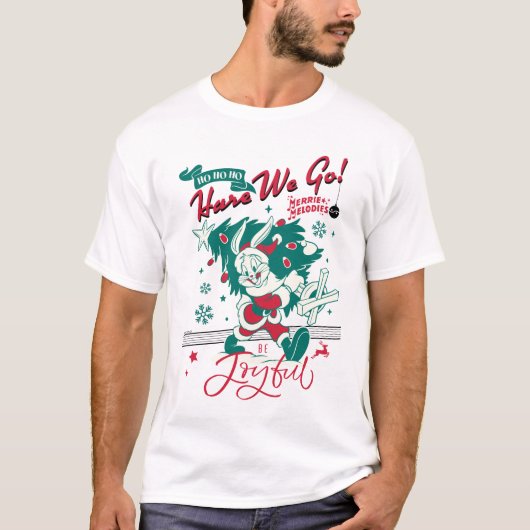 バグBUNNY™ - Ho Ho Ho, Hare We Go! Tシャツ (正面)