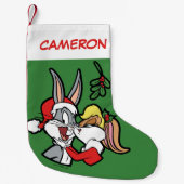 バグBUNNY™ & Lola "ミストレメリートー" スモールクリスマスストッキング (正面)