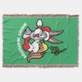 バグBUNNY™ & Lola "ミストレメリートー" スローブランケット (正面)