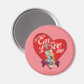 バグBUNNY™ & Lola Bunny - I Ear You Love Me マグネット (正面/裏面)