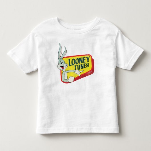 バグBUNNY™ LOONEY TUNES™レトロパッチ トドラーTシャツ (正面)