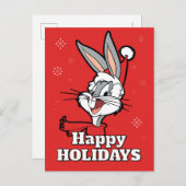 バグBUNNY™ "Sleigh What?" シーズンポストカード (正面/裏面)