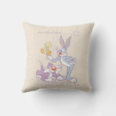 バグBUNNY™、TWETY™、SYLVESTER™分隊ゴール クッション (裏面)