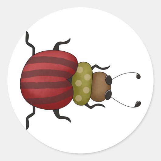 バグ'n'開花・ビートル ラウンドシール (正面)