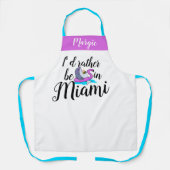 バケイ・シおもしろいッダー・イン・マイアミ・フロリダバケーション エプロン (正面)