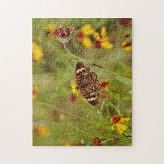 バケエバタフライとワイルドフラワーズパズル ジグソーパズル (縦)
