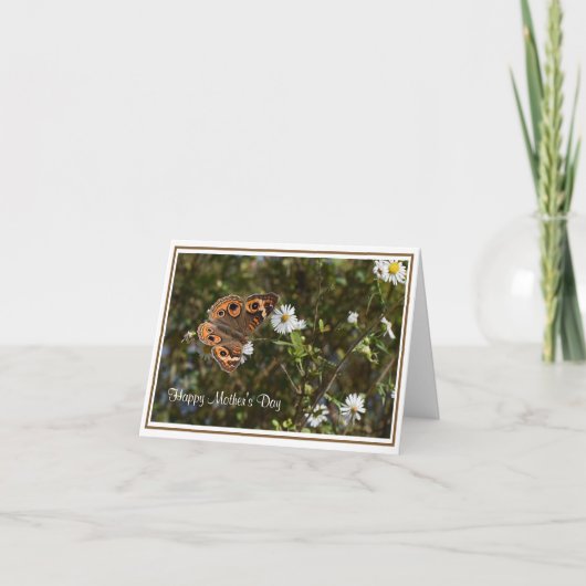 バケエ蝶の母の日のカード カード (正面)