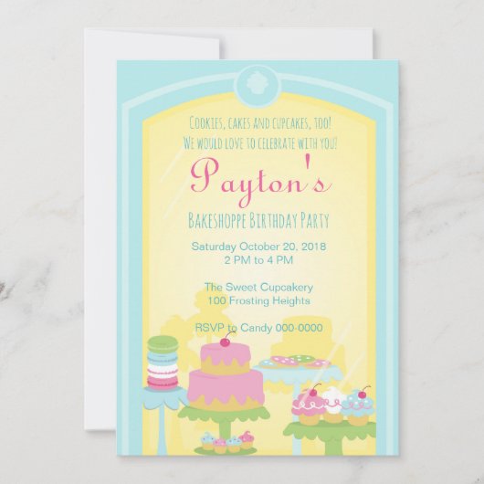 バケショッペ招待状 招待状 (正面)