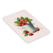 バケットで摘んだ新鮮なイチゴ マグネット (右側)