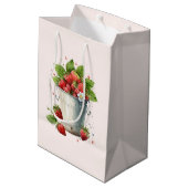 バケットで摘んだ新鮮なイチゴ ミディアムペーパーバッグ (裏面アングル)