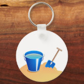 バケットとスペード キーホルダー (正面)