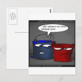 バケットは人々のリストを持っていますか？面白いギフト＆Tシャツ ポストカード (正面/裏面)