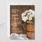 バケットオブデイジーバ結婚ンズリハーサルディナー 招待状 (正面)