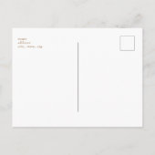 バケットオブビールカップルズウェディングシャワー ポストカード (裏面)