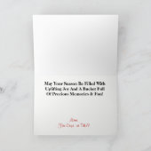 バケットファイヤートラッククリスマスカード シーズンカード (内部)